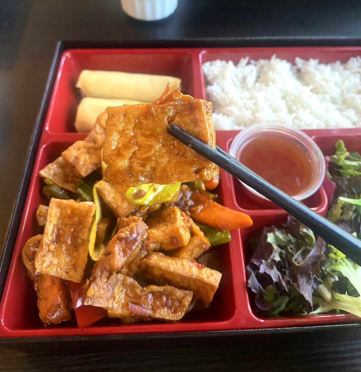 Kung Pao Tofu Bento (Lunch Only) 🌶