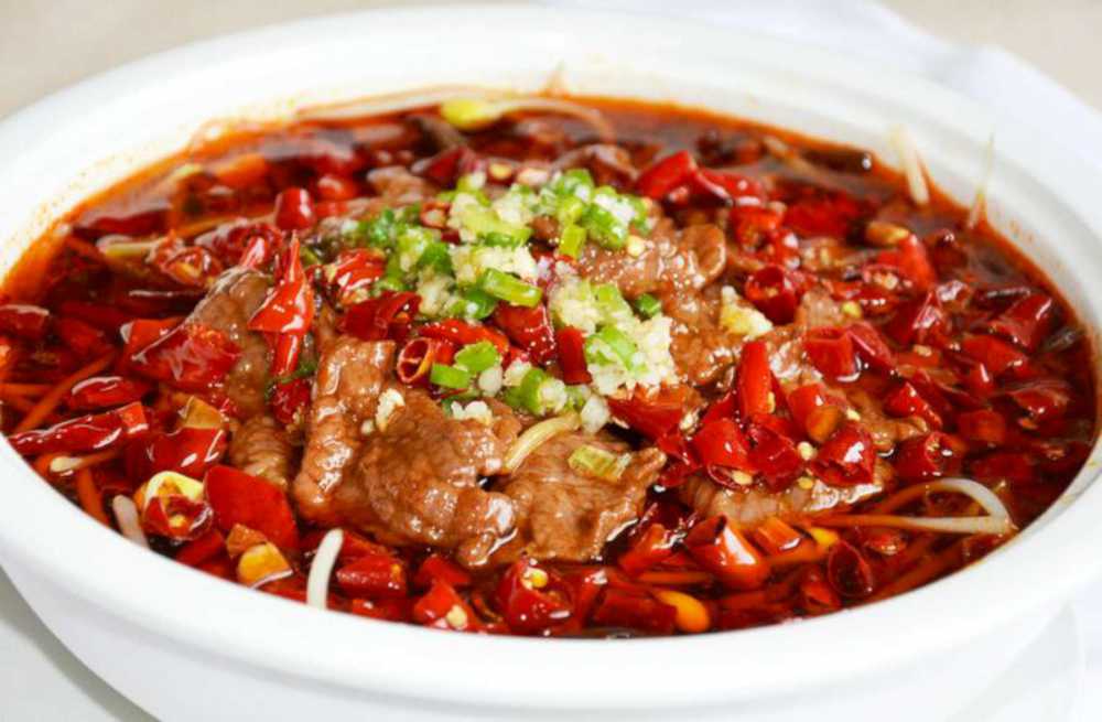 Sliced Beef in Red Broth